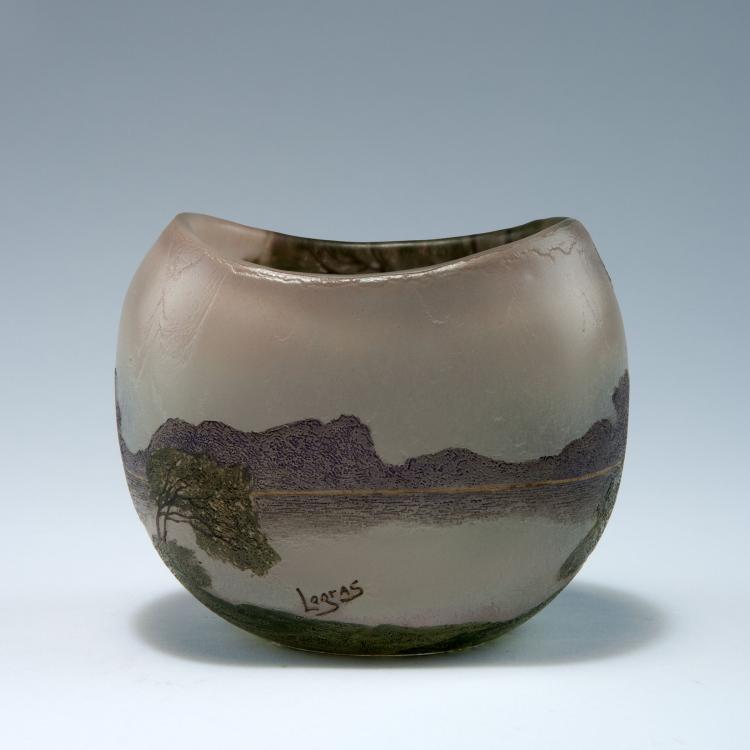 Bild 2 zu Objekt, Vase with landscape, c1910, Legras & Cie., Saint-Denis, 120 293