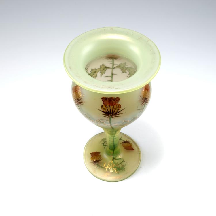 Bild 2 zu Objekt, Goblet with thistles, c1900, Heckert, Fritz, Petersdorf (zugeschrieben), 120 360
