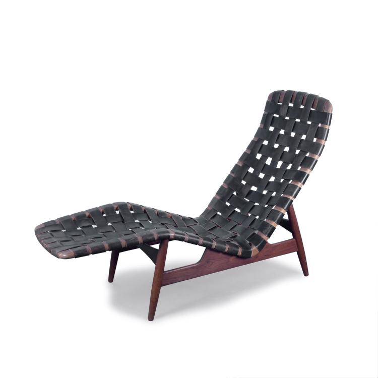 Hauptbild zu Objekt, Chaise Longue, um 1950, Arne Vodder, Bovirke, Kopenhagen, 119A 154