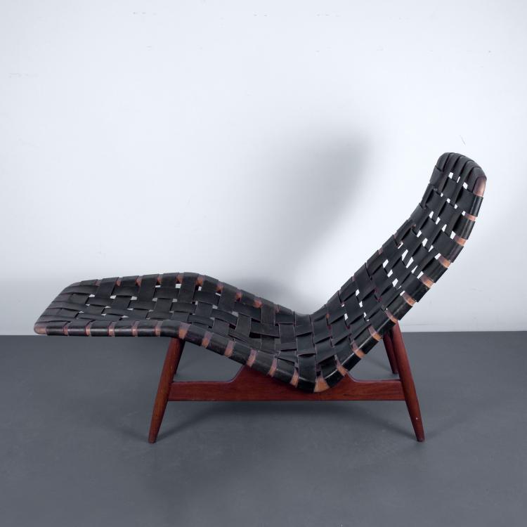 Bild 1 zu Objekt, Chaise Longue, um 1950, Arne Vodder, Bovirke, Kopenhagen, 119A 154