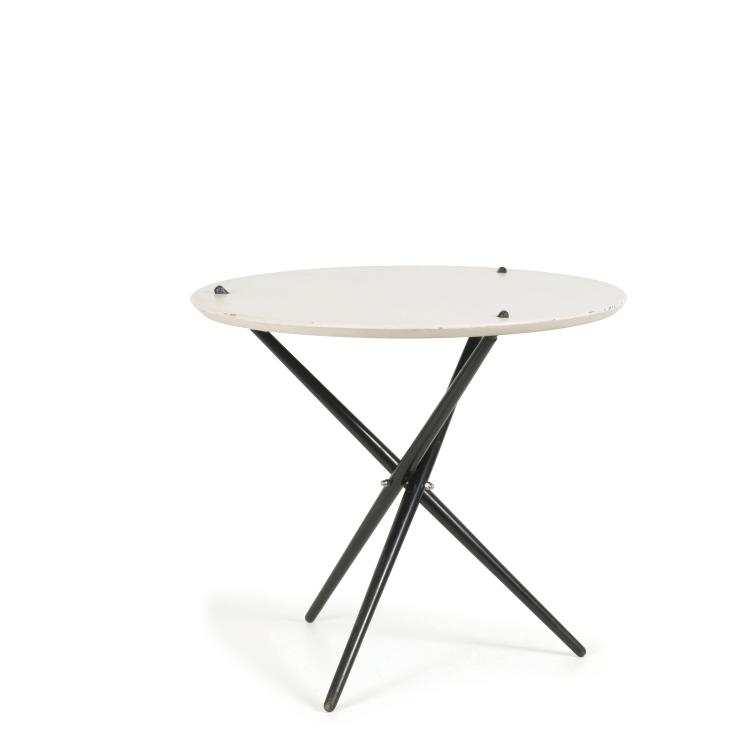 Hauptbild zu Objekt, Beistelltisch 'Kolonialtisch', 1947, Hans Georg Bellmann, Knoll International, New York, 119C 246