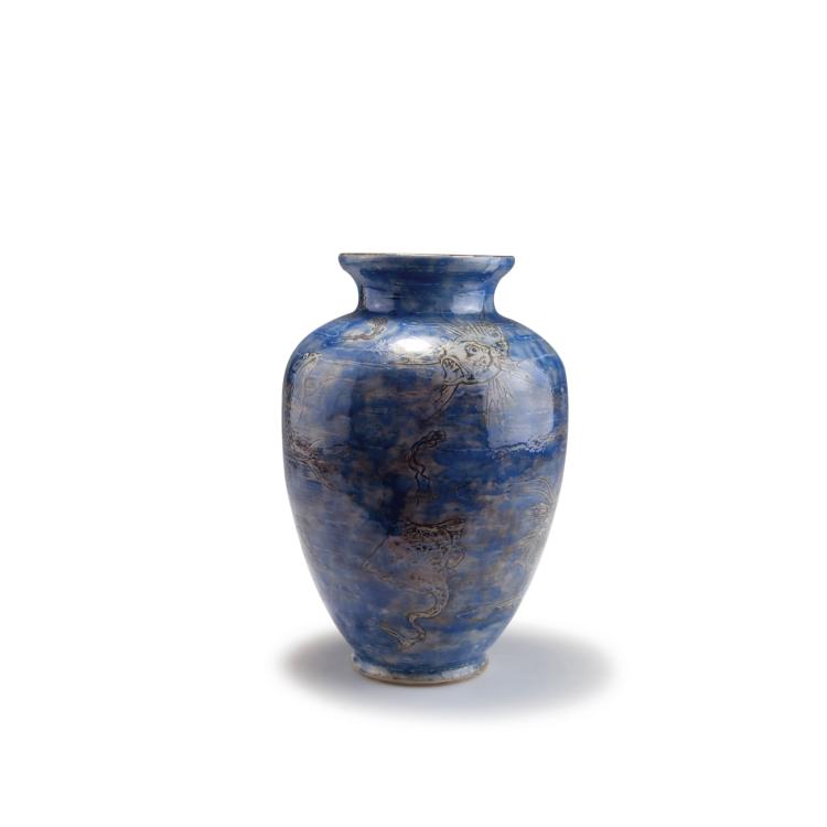 Hauptbild zu Objekt, Vase with underwater landscape, 1909, Martin Brothers, R. W., London-Southall, 120 612