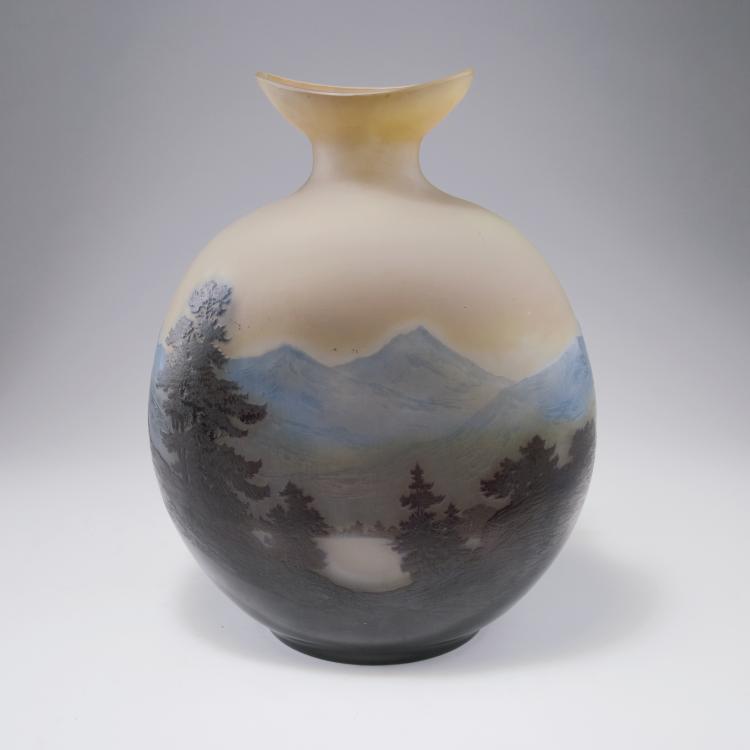 Bild 1 zu Objekt, Gro&szlig;e Vase 'La ligne bleue des Vosges', 1914, Gall&eacute;, Emile, Nancy, 120 244