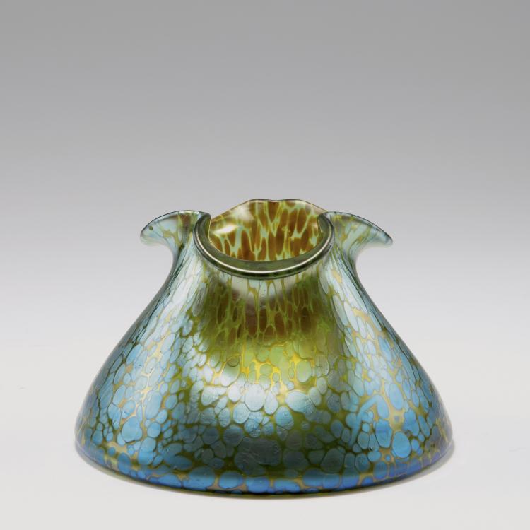 Hauptbild zu Objekt, 'Papillon' vase, c1900, L&ouml;tz Wwe., Klosterm&uuml;hle, 120 397