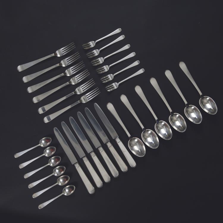 Hauptbild zu Objekt, Flatware, c1930, Gebhard Duve, Bahner, Franz, D&uuml;sseldorf, 120 758