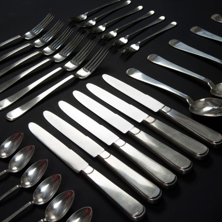 Bild 1 zu Objekt, Flatware, c1930, Gebhard Duve, Bahner, Franz, D&uuml;sseldorf, 120 758