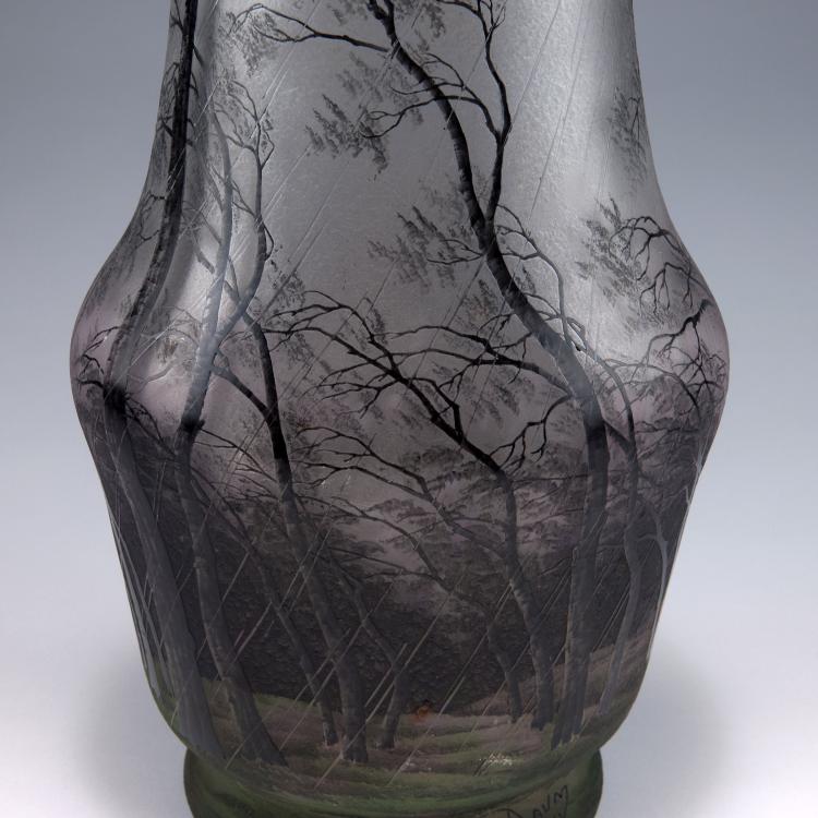 Bild 5 zu Objekt, Tall 'Pluviose' vase, c1900, Henri Berg&eacute;, Daum Fr&egrave;res, Nancy, 120 29