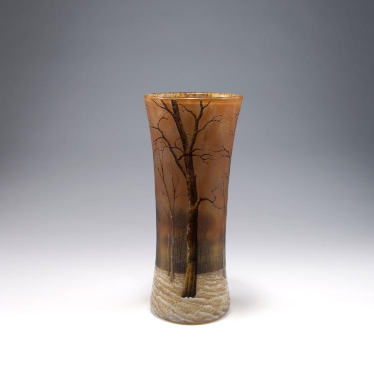 Bild 2 zu Objekt, Vase 'Cr&eacute;puscule neige' or 'Paysage hiver', c1906, Daum Fr&egrave;res, Nancy, 120 44