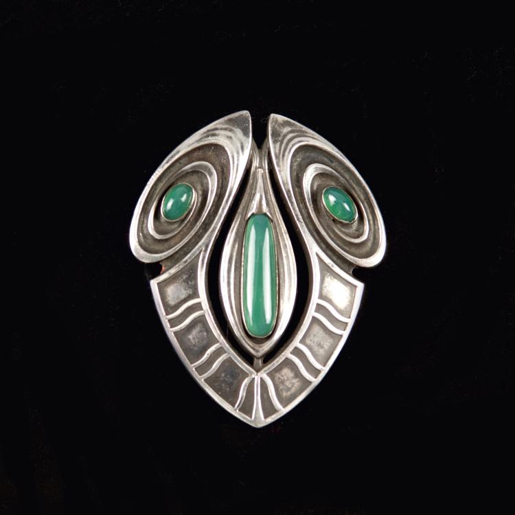 Hauptbild zu Objekt, Beltbuckle, c1902, Patriz Huber, Pforzheim, 120 791