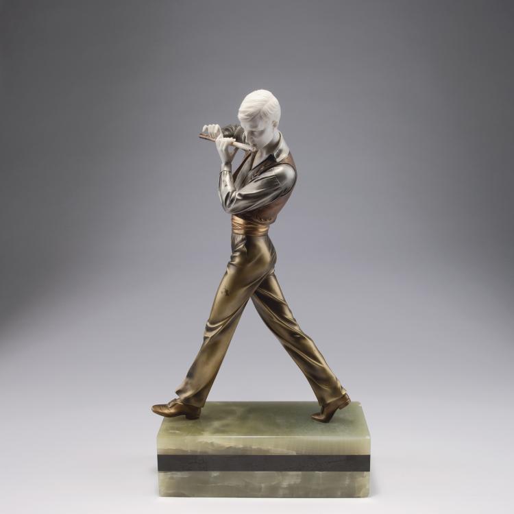 Hauptbild zu Objekt, Flute player, 1920s, Ferdinand Preiss, 120 466