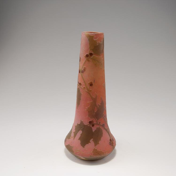 Hauptbild zu Objekt, 'Ilex' vase, 1900-14, Legras & Cie., Saint-Denis, 120 289