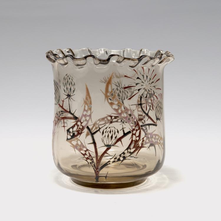 Hauptbild zu Objekt, 'Chardons' vase, c1890, Gall&eacute;, Emile, Nancy, 120 136