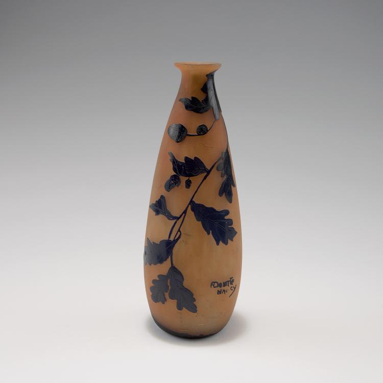 Hauptbild zu Objekt, 'Oak leaves' vase, c1925, Delatte, Andr&eacute;, Nancy, 120 123