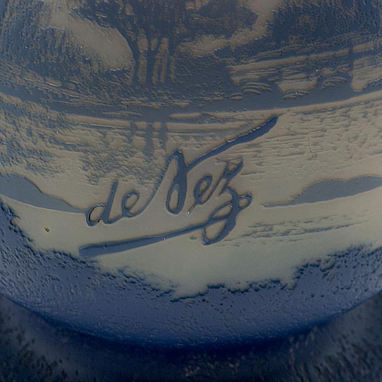 Bild 2 zu Objekt, Soliflor with mountain lake, c1915-20, Pantin, Cristallerie de; Tutr&eacute; de Varreux, Camille, 120 322