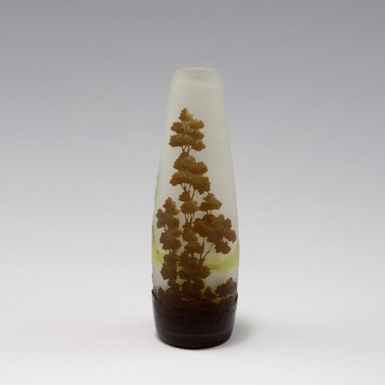 Hauptbild zu Objekt, 'Paysage lacustre' vase, 1906-14, Gall&eacute;, Emile, Nancy, 120 207