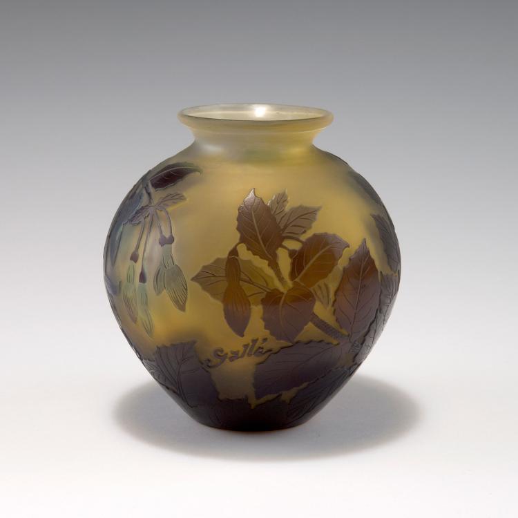 Bild 1 zu Objekt, Vase 'Fuchsias', 1920er Jahre, Gall&eacute;, Emile, Nancy, 120 260