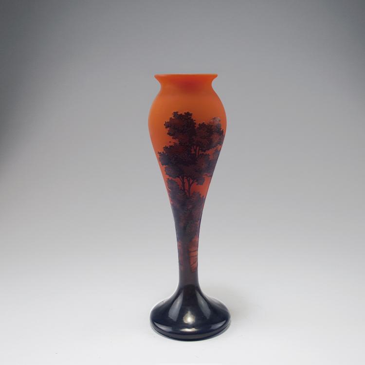 Hauptbild zu Objekt, Vase with landscape, 1920s, L&ouml;tz Wwe., Klosterm&uuml;hle, 120 416