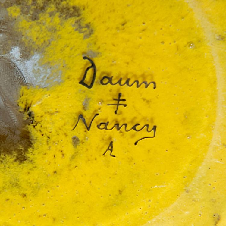 Bild 2 zu Objekt, 'Paysage d'hiver' vase, c1910, Daum Fr&egrave;res, Nancy, 120 45