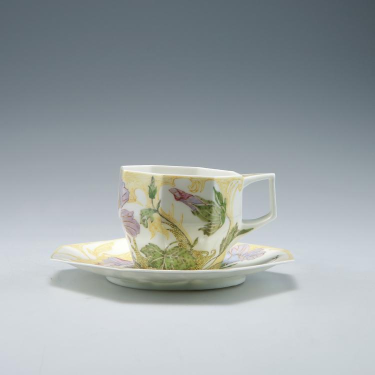 Bild 1 zu Objekt, Cup and saucer, 1909, Samuel Schellink, Rozenburg, Den Haag, 120 643