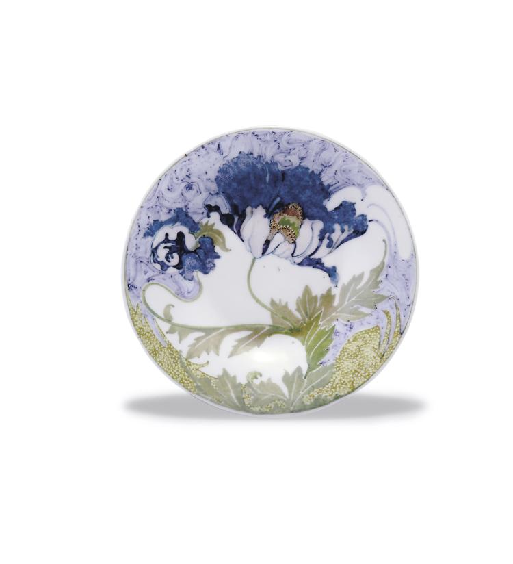 Hauptbild zu Objekt, Small 'Poppy' plate, 1909, Samuel Schellink, Rozenburg, Den Haag, 120 644