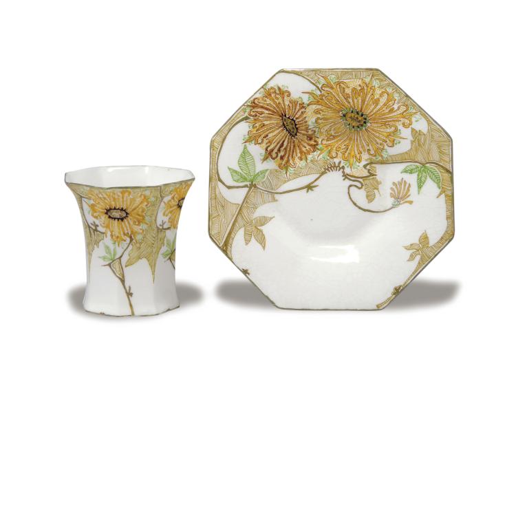 Hauptbild zu Objekt, Cup and saucer, 1900, Jacobus Willem van Rossum, Rozenburg, Den Haag, 120 629