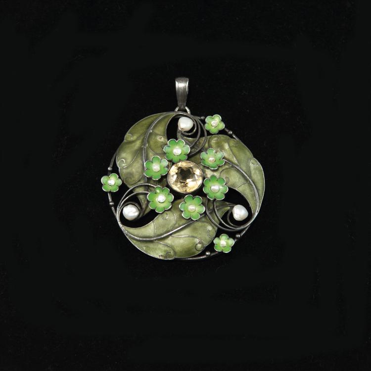 Hauptbild zu Objekt, Pendant, 1920s, Fahrner, Theodor, Pforzheim, 120 782