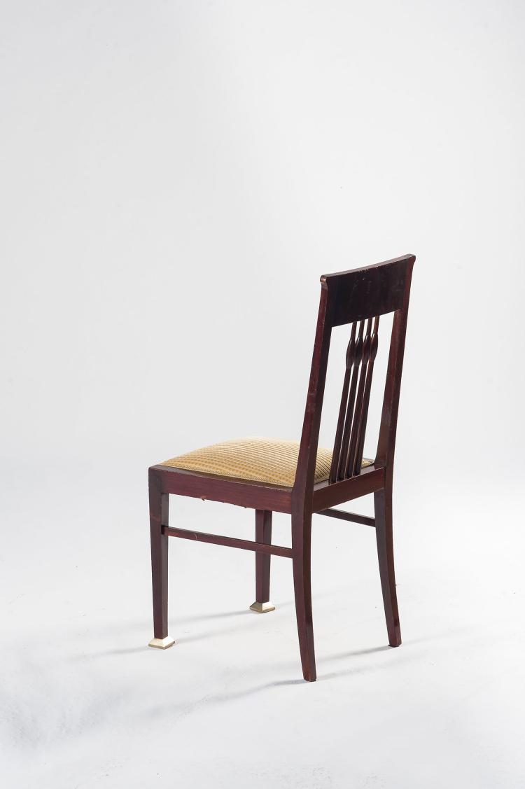 Bild 4 zu Objekt, Salon chair, c1905, Hans Christiansen, Sch&auml;fer, Ludwig, Mainz (zugeschrieben), 120 849