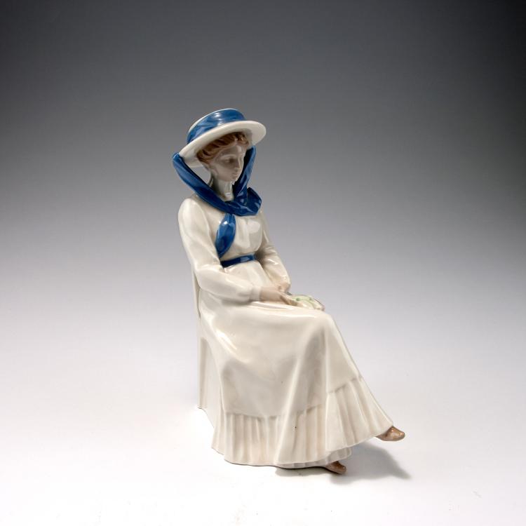 Bild 1 zu Objekt, Seated woman, c1909, Kirsch, Hugo F., Wien, 120 508