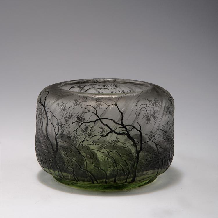 Hauptbild zu Objekt, 'Pluviose' vase, c1900, Henri Berg&eacute;, Daum Fr&egrave;res, Nancy, 120 30