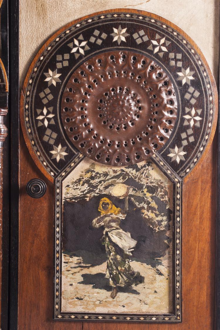 Hauptbild zu Objekt, Kabinettschrank mit Malereien von Riccardo Pellegrini, 1895, Riccardo Pellegrini, Bugatti, Carlo, 120 807