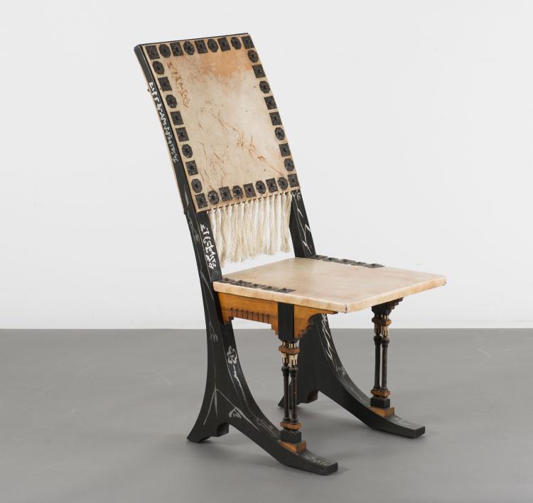 Hauptbild zu Objekt, Chair, c1895, Carlo Bugatti, Bugatti, Carlo, 120 809