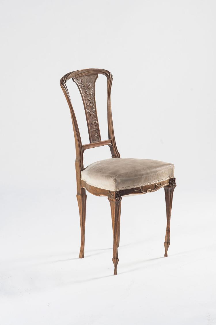 Hauptbild zu Objekt, Dining chair, c1910, Majorelle, Louis, Nancy, 120 842