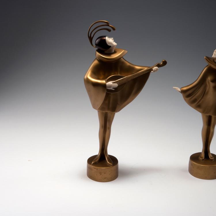 Bild 1 zu Objekt, T&auml;nzer und T&auml;nzerin als K&auml;fer, um 1920, Roland Paris, Krass, Ernst, Berlin, 120 460