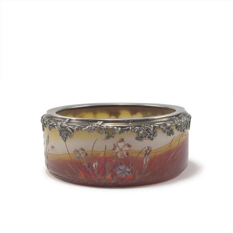 Hauptbild zu Objekt, 'Pervenche' bowl with silver mounting, 1896/97, Gall&eacute;, Emile, Nancy, 120 144