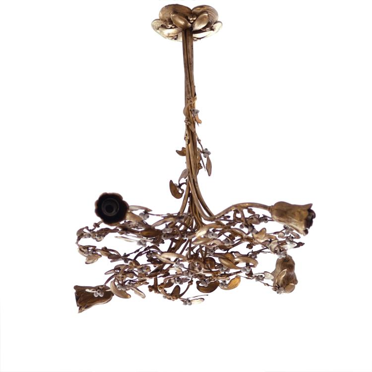 Bild 1 zu Objekt, 'Mistle-toe' ceiling light, c1900, Frankreich, 120 701