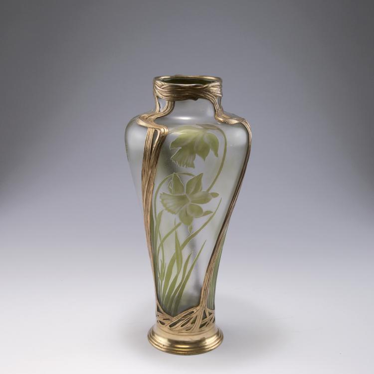 Hauptbild zu Objekt, Tall vase, 1904, Orivit-Metallwarenfabrik, K&ouml;ln, 120 734