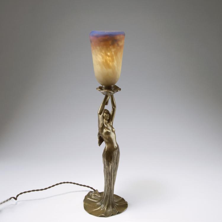 Hauptbild zu Objekt, Table light,  1920s, Fermin Bate, Muller Fr&egrave;res, Lun&eacute;ville, 120 309