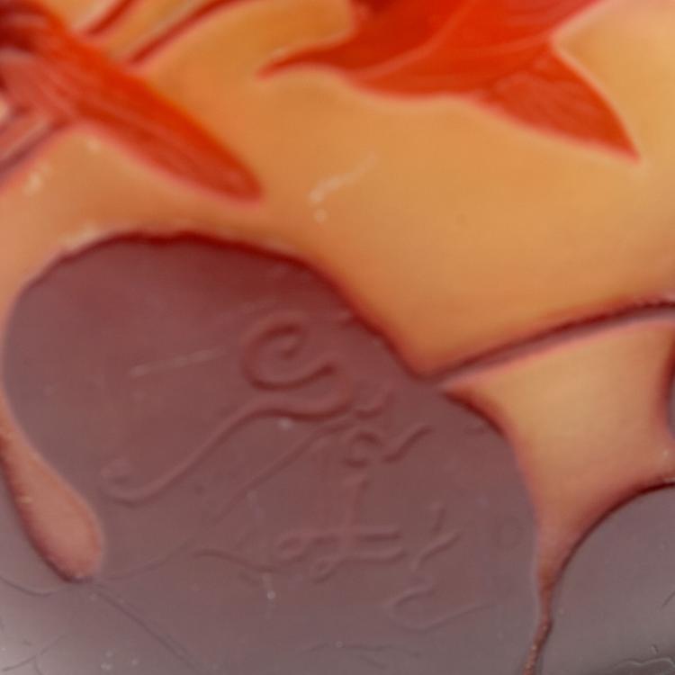 Bild 2 zu Objekt, 'Cyclamen' vase, 1920s, Gall&eacute;, Emile, Nancy, 120 262