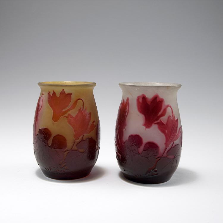 Bild 3 zu Objekt, 'Cyclamen' vase, 1920s, Gall&eacute;, Emile, Nancy, 120 262