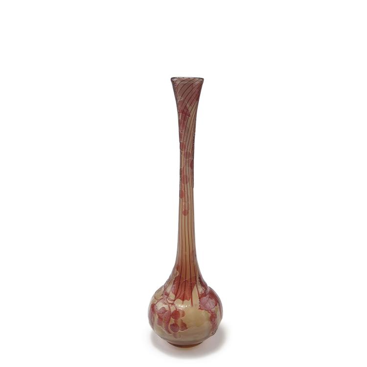 Hauptbild zu Objekt, 'Groseilles' vase, c1900, Gall&eacute;, Emile, Nancy, 120 156