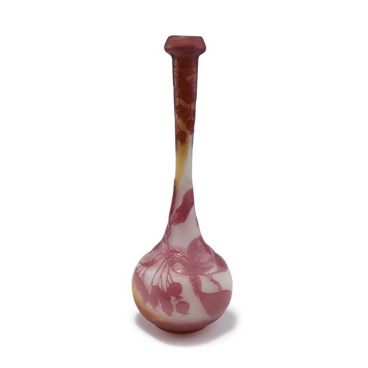 Hauptbild zu Objekt, 'Groseilles rouges' vase, 1904-06, Gall&eacute;, Emile, Nancy, 120 189