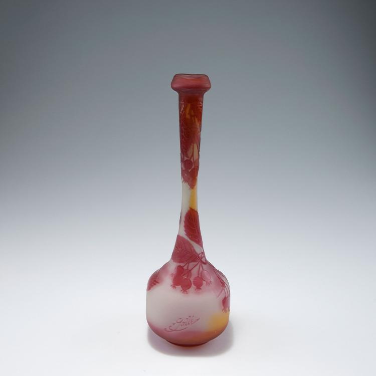 Bild 1 zu Objekt, 'Groseilles rouges' vase, 1904-06, Gall&eacute;, Emile, Nancy, 120 189