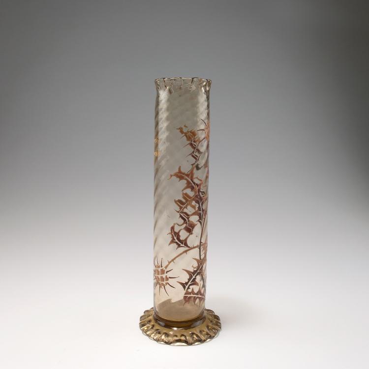 Bild 1 zu Objekt, Tall 'Chardon lorrain' vase, c1884, Gall&eacute;, Emile, Nancy, 120 127