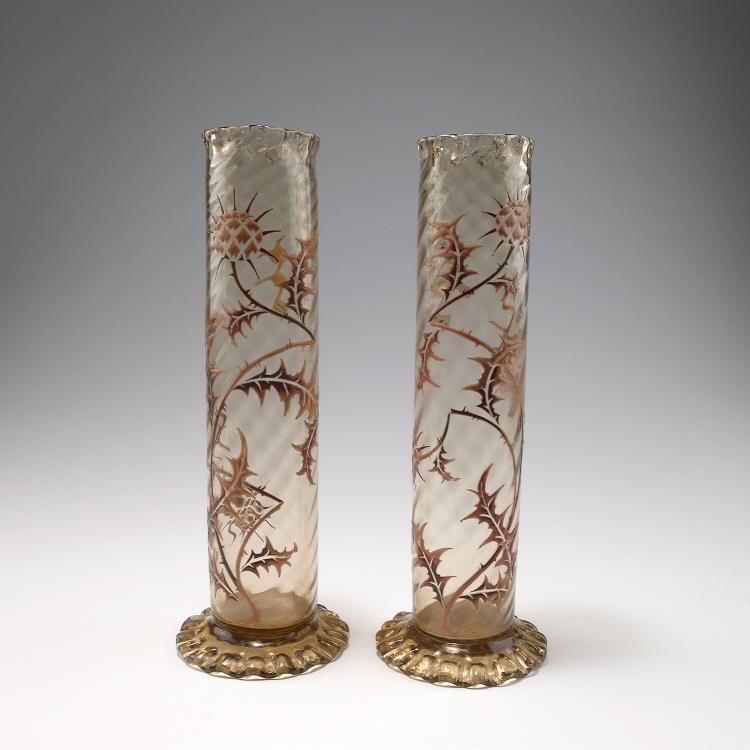 Bild 4 zu Objekt, Tall 'Chardon lorrain' vase, c1884, Gall&eacute;, Emile, Nancy, 120 128