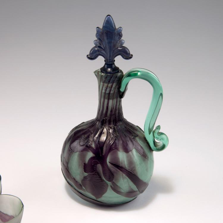 Bild 2 zu Objekt, 'Iris' liquor set, c1900, Gall&eacute;, Emile, Nancy, 120 157
