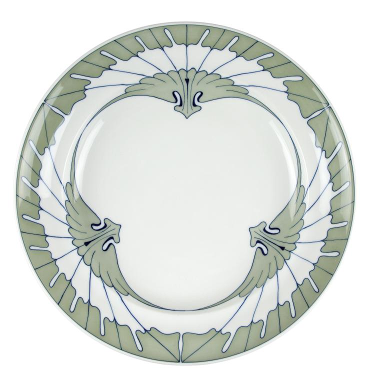 Hauptbild zu Objekt, 'Wings' platter, 1901, Rudolf Hentschel, Meissen, KPM, 120 519