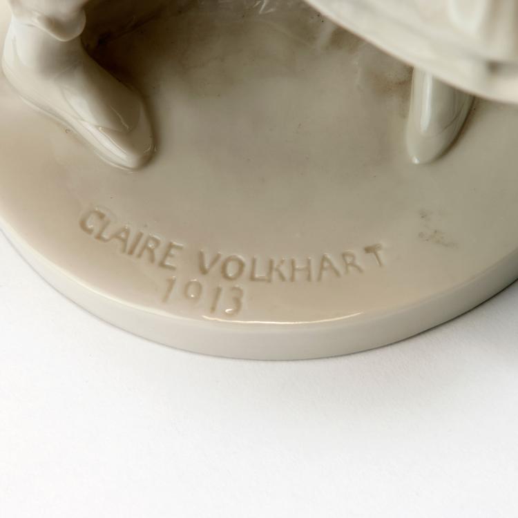 Bild 1 zu Objekt, Dancing Couple, 1913, Claire Volkhart, Schwarzburger Werkst&auml;tten, Unterweissbach, 120 562