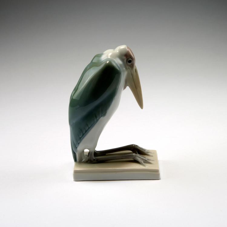 Bild 1 zu Objekt, Sitting marabout, c1910, Sigismund Wernekinck, Heubach, Lichte, 120 503