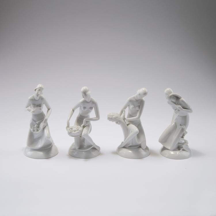 Hauptbild zu Objekt, The 'Four Seasons', 1928, Gerhard Schliepstein, Rosenthal, Selb, 120 551