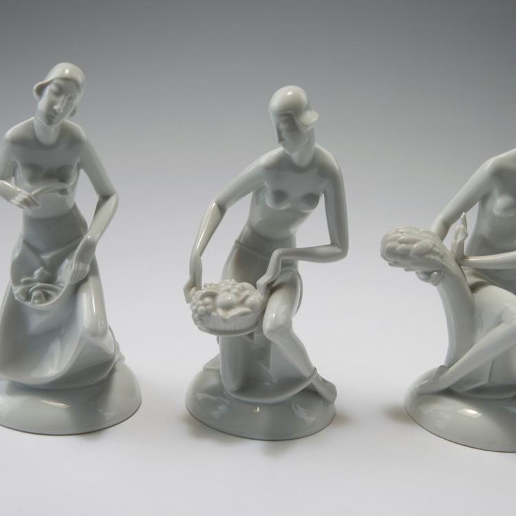 Bild 2 zu Objekt, The 'Four Seasons', 1928, Gerhard Schliepstein, Rosenthal, Selb, 120 551